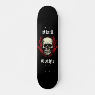 Gothic-Schädel Skateboard