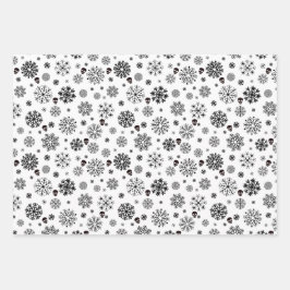 Gothic Schädel Weihnachtswrapping Paper Geschenkpapier Set