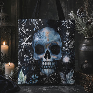 Gothic-Schädel-Winter-Botanik-Gotik