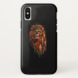 Gothic-Schädelkrone Halloween-Dunkle Rosen Gruseli Case-Mate iPhone Hülle