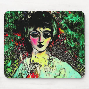 Gothic-Schönheitsporträt Mousepad