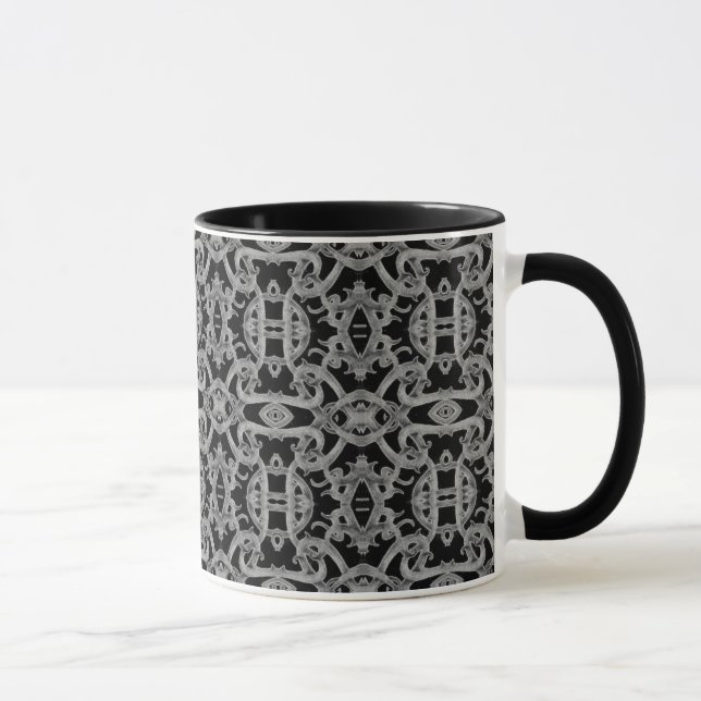GOTHIC Schwarze Kombitasse Tasse (Rechts)