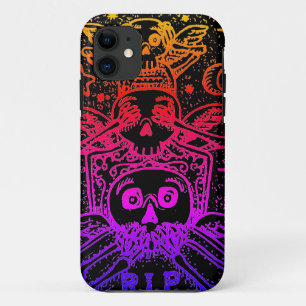 GOTHIC SEE NO EVIL, FRIEDHOF TOTENKÖPFE PHONE-HÜLL Case-Mate iPhone HÜLLE