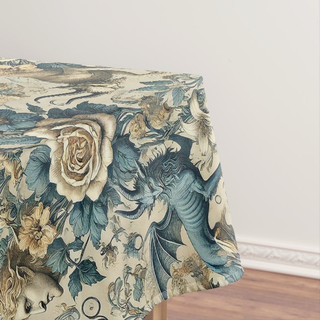 Gothic Serenade - Gothic Large Pattern Tischdecke (Beispiel)