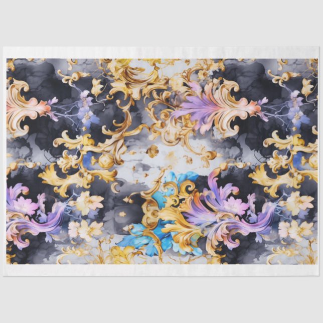 Gothic Shabby Glam G Decoupage Paper Seidenpapier (Vorderseite)