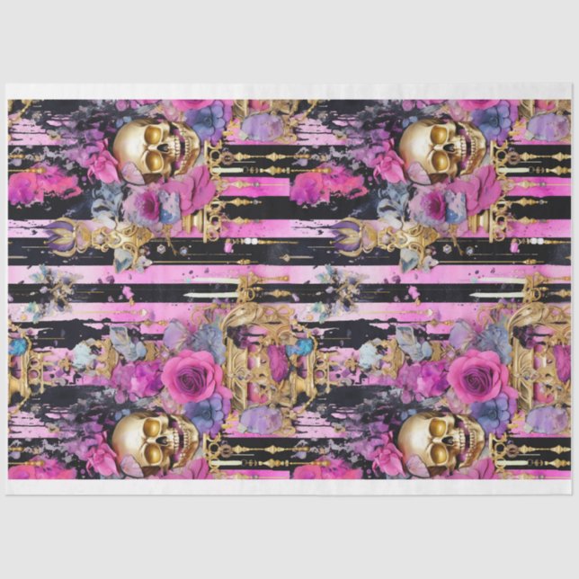 Gothic Shabby Glam I Decoupage Paper Seidenpapier (Vorderseite)