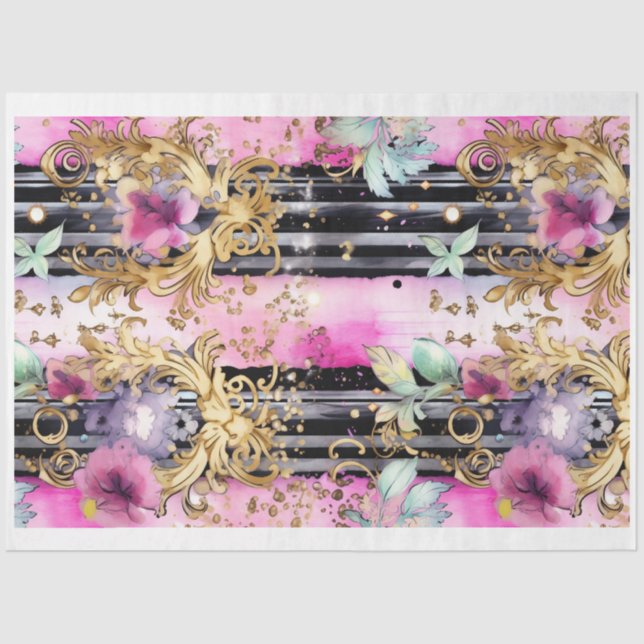 Gothic Shabby Glam M Decoupage Paper Seidenpapier (Vorderseite)