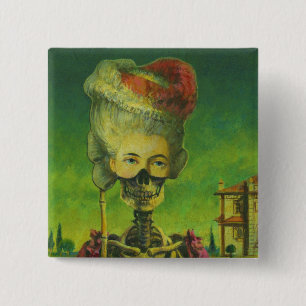 Gothic Skeleton Button