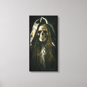Gothic Skeleton Ghost-Leinwand Leinwanddruck