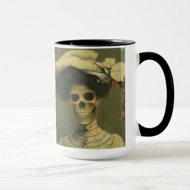 Gothic Skeleton Lady Tasse (Rechts)
