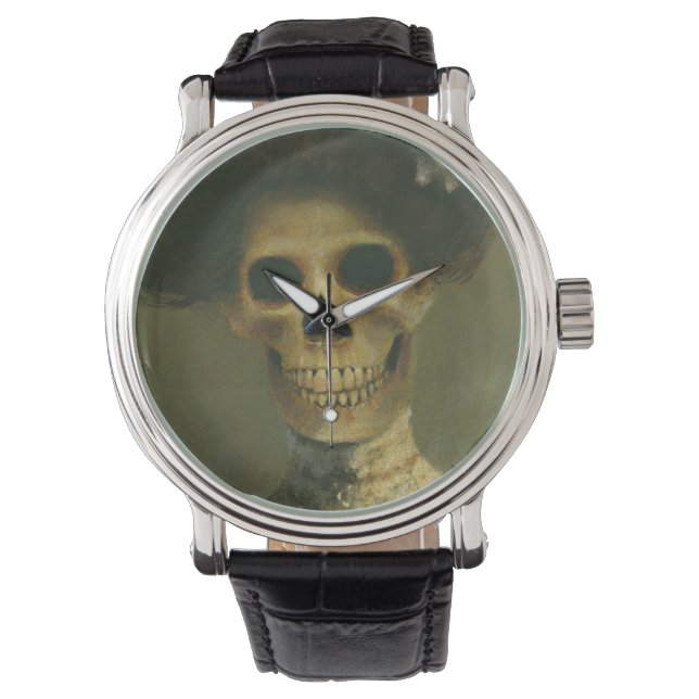 Gothic Skeleton Lady Watch Armbanduhr (Vorderseite)
