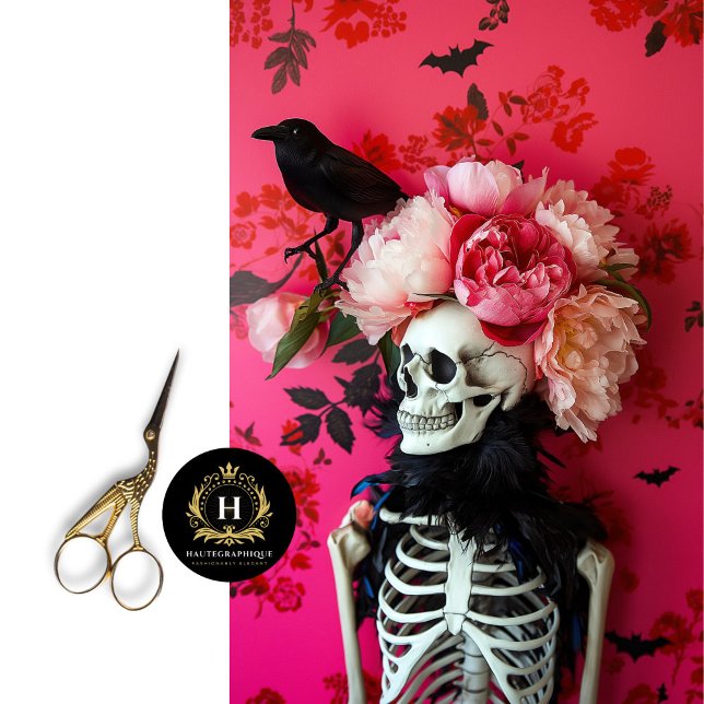 Gothic Skeleton Skull Decoupage Seidenpapier (Von Creator hochgeladen)