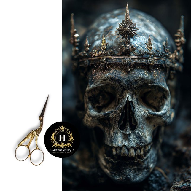 Gothic Skeleton Skull Decoupage Tissue Seidenpapier (Von Creator hochgeladen)