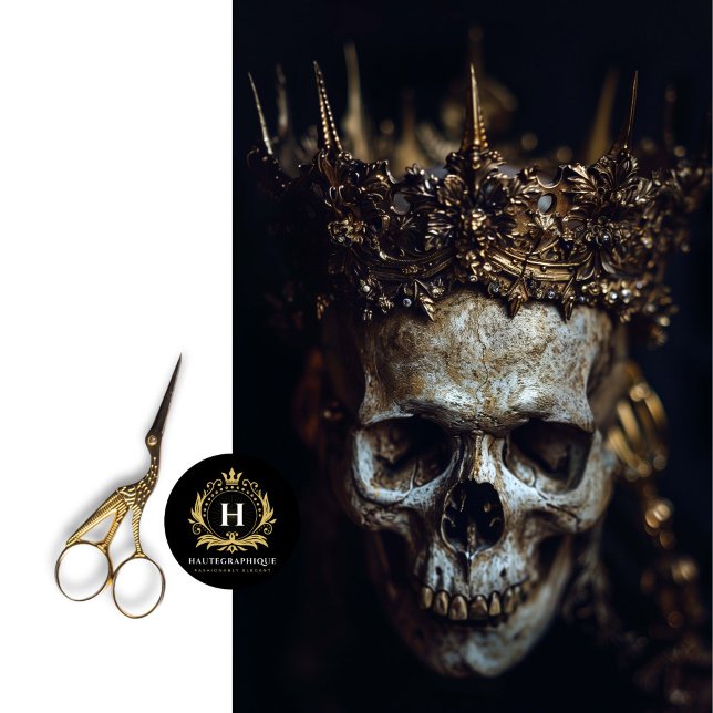 Gothic Skeleton Skull Decoupage Tissue Seidenpapier (Von Creator hochgeladen)