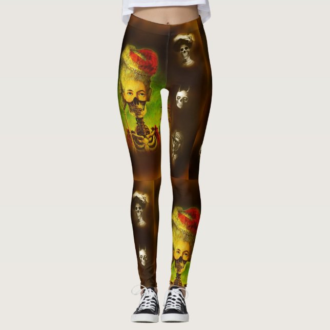 Gothic Skeletons Leggings (Vorderseite)