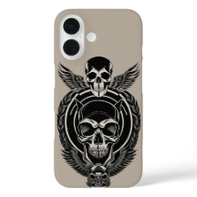 Gothic Skull Artwork mit aufwändigen Details