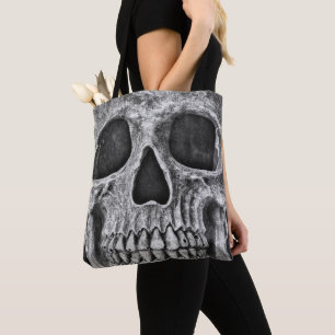 Gothic Skull Black and White Grunge Cool