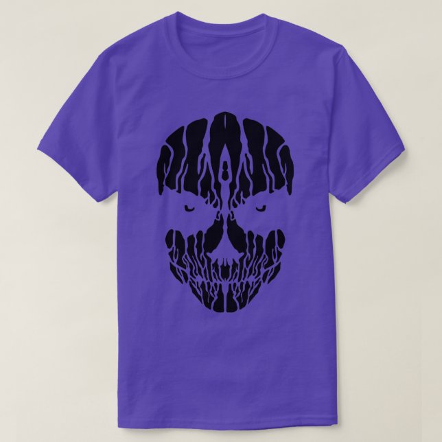 Gothic Skull Black T-Shirt (Design vorne)