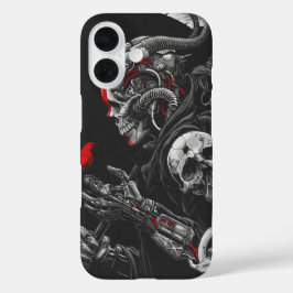 Gothic Skull iPhone 16 Hülle