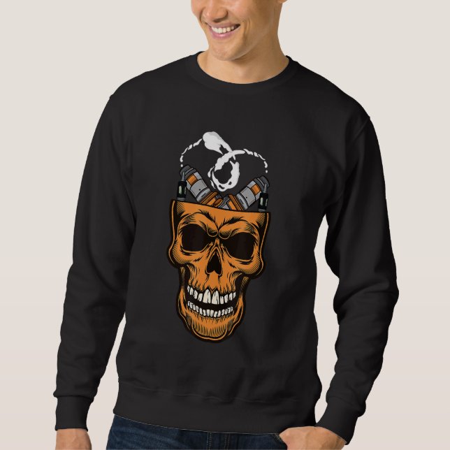 Gothic Skull Dampfe mit Dampfen MODs & Tanks (Vorderseite)