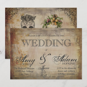 Gothic Skull Hochzeitseinladung Einladung