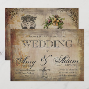 Gothic Skull Hochzeitseinladung Einladung