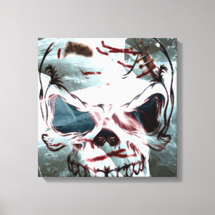 Gothic Skull Leinwand-Wandkunst Leinwanddruck