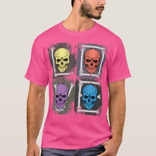 Gothic Skull Retro Punk Pop Liebe T-Shirt