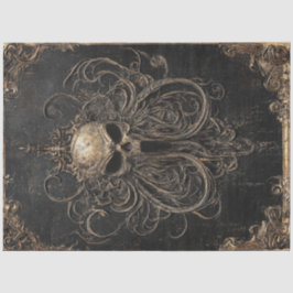 Gothic Skull Seidenpapier
