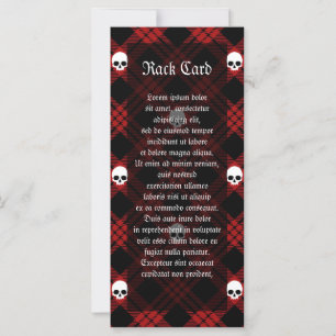 Gothic Skull Tartan Kariert