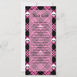 Gothic Skull Tartan Kariert