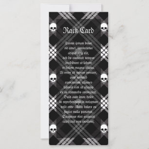Gothic Skull Tartan Kariert