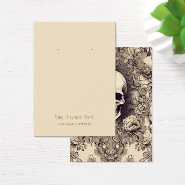 Gothic Skulls Blume mit Grafikkarte (Schreibtisch)