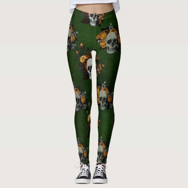 Gothic Skulls Leggings (Vorderseite)