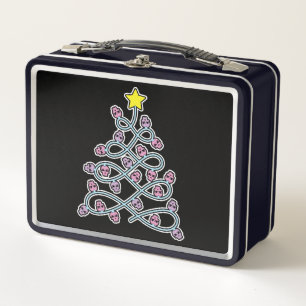 Gothic Skulls Weihnachtsbaum Lunchbox