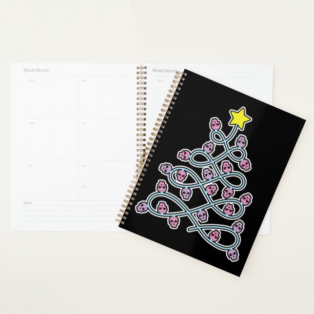 Gothic Skulls Weihnachtsbaumplaner Planer (Anzeige)