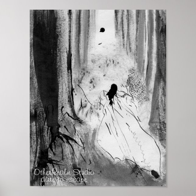 Gothic Snow White Poster (Vorne)