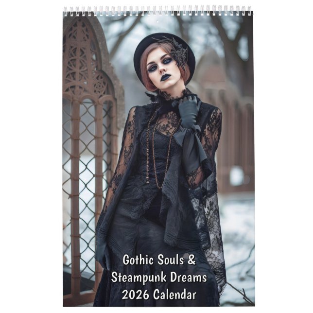Gothic Souls & Steampunk Dreams – 2026 Calendar Kalender (Titelbild)