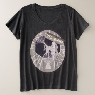 Gothic Spell Weaver Große Größe T-Shirt