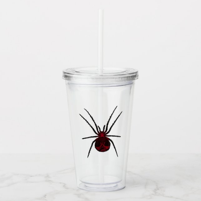 Gothic Spider Acryltrinkbecher (Vorderseite)