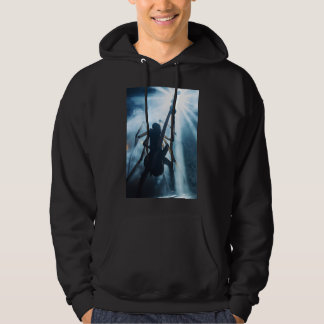 Gothic-Spider-Bassspieler-Konzert-Hoodie Hoodie