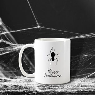 Gothic Spider Halloween-Party Einfach Schwarz-weiß Kaffeetasse