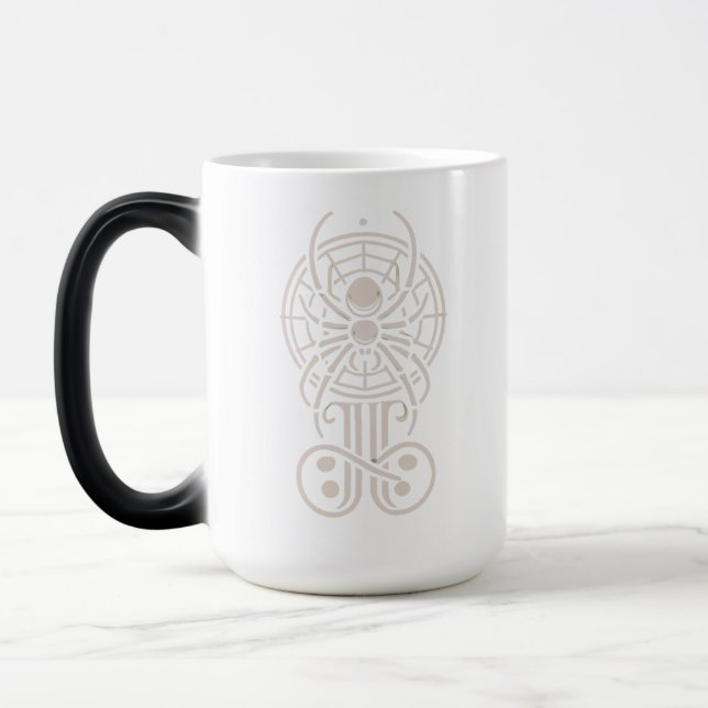 Gothic Spider Monogram Verwandlungstasse (Links)