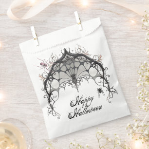 Gothic Spider Web Halloween Geschenktütchen