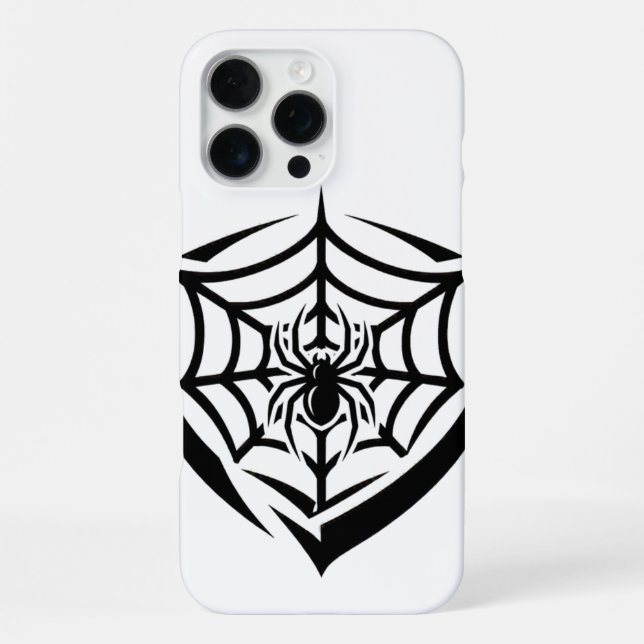 Gothic Spinnennetz iPhone Hülle (Rückseite)
