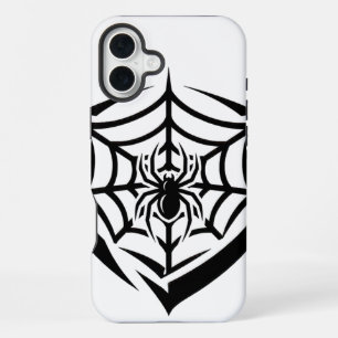 Gothic Spinnennetz iPhone 16 Plus Hülle