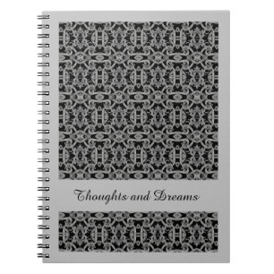 GOTHIC Spiralblock 6,5x8,75 / Grau Notizblock