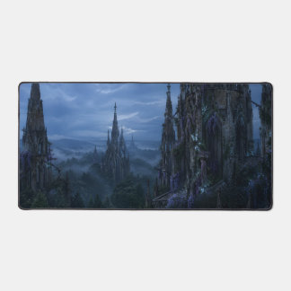 Gothic Spires Wald-Schreibtischunterlage | Beruhig Schreibtischunterlage