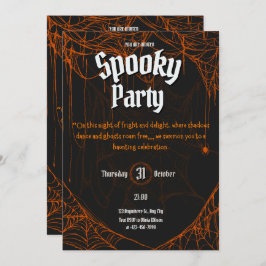 Gothic Spooky Halloween-Party Einladung