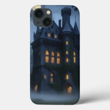 Gothic Spuk Castle iPhone Case - Dunkle Fantasie